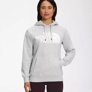 The North Face Light Gray Pullover Hoodie S